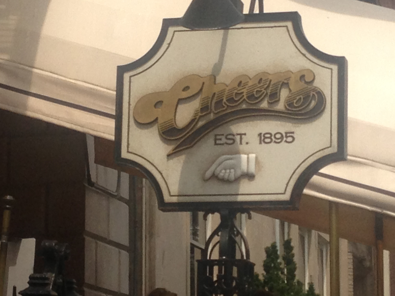 The Bull & Finch pub in Boston,2013